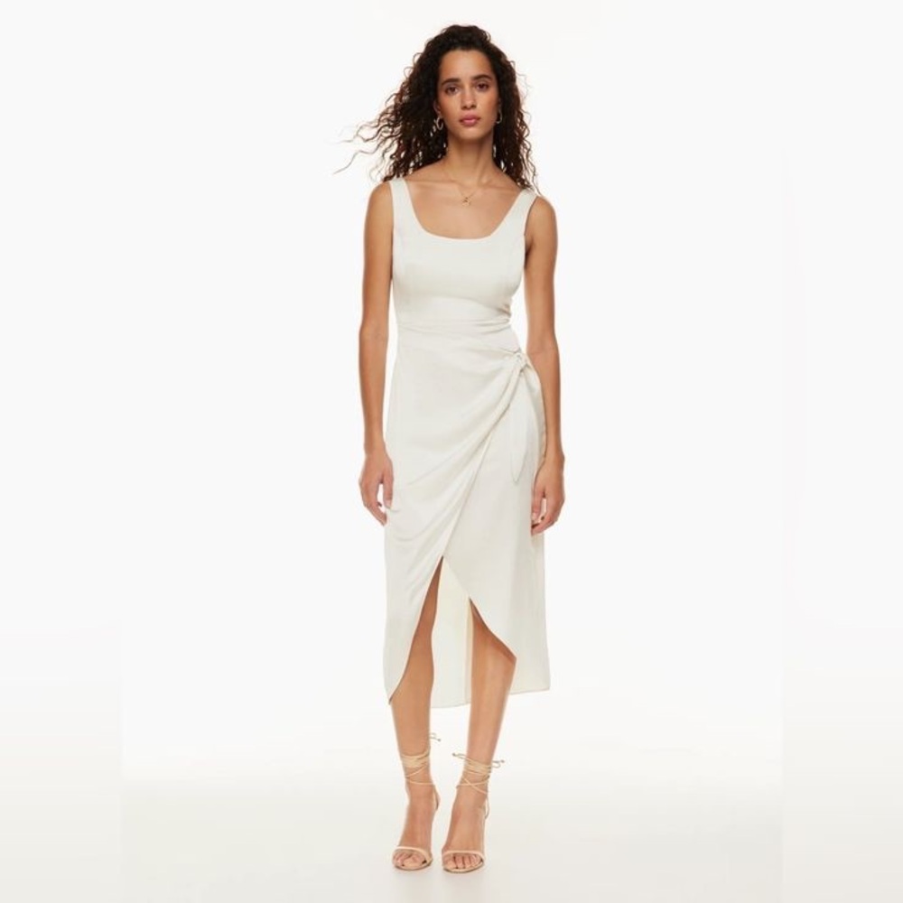Wilfred white Saturn Midi Dress
